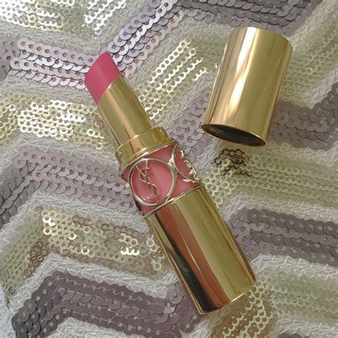 ysl rouge volupte shine 31 rose innocent swatch|ysl beauty color codes.